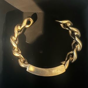 Chanel gold bangle bracelet